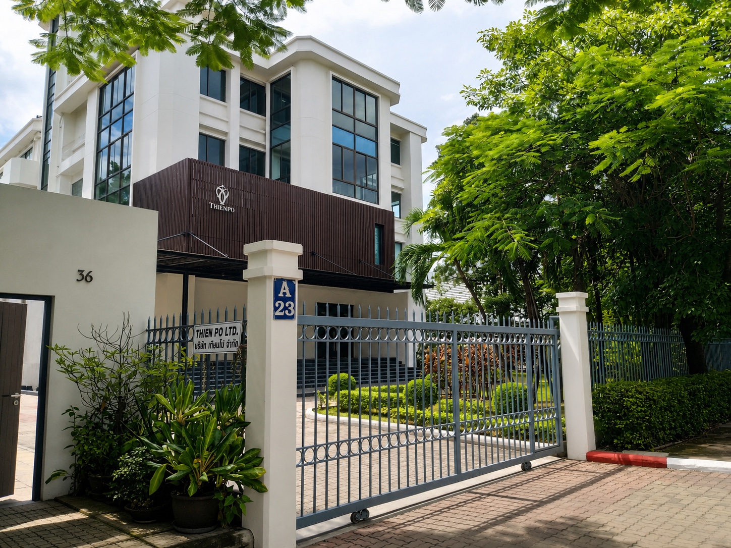 ThienPo Ltd. office and factory building in Bangkok