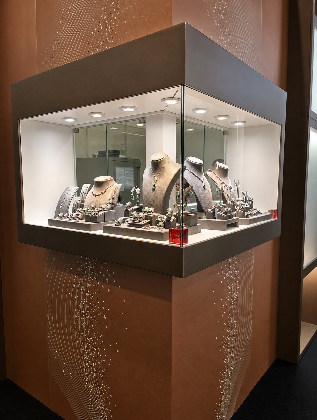 ThienPo jewelry display at Jewellery & Gem WORLD Hong Kong
